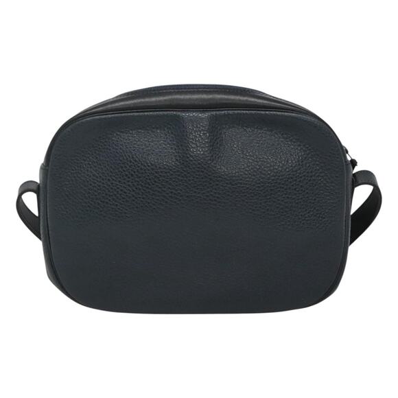 DIOR Shoulder Bag Leather Navy Gold - Picture 3 of 12